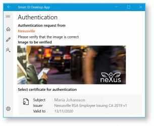 Captura 2 Nexus Smart ID windows