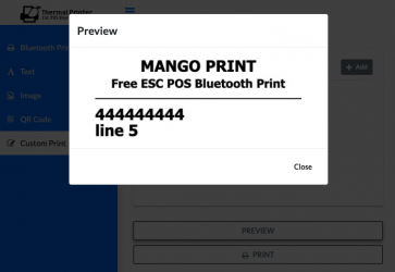 Screenshot 12 Thermal Printer - Free ESC POS Bluetooth Print android