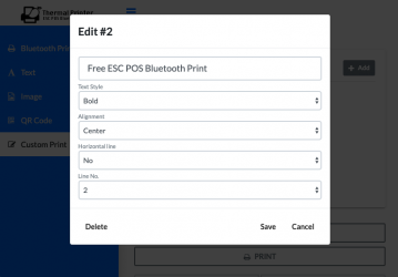 Capture 13 Thermal Printer - Free ESC POS Bluetooth Print android