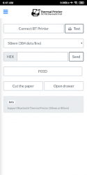 Screenshot 6 Thermal Printer - Free ESC POS Bluetooth Print android