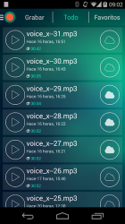 Screenshot 4 Grabadora de voz automática android