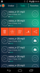 Captura de Pantalla 6 Grabadora de voz automática android