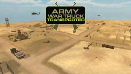 Captura de Pantalla 5 Army War Truck Transporter - Military Driving Sim windows