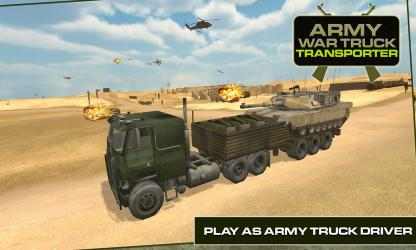 Captura de Pantalla 6 Army War Truck Transporter - Military Driving Sim windows