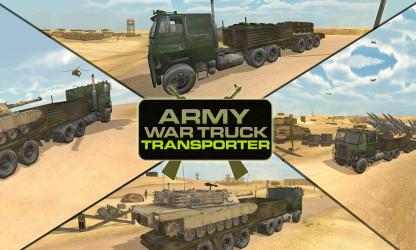 Captura 9 Army War Truck Transporter - Military Driving Sim windows