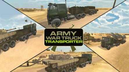 Screenshot 4 Army War Truck Transporter - Military Driving Sim windows