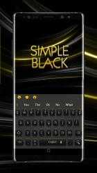Screenshot 3 Simple Black Yellow Keyboard android