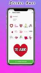 Screenshot 3 Te Amo Stickers android