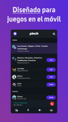 Captura 2 Pinch: Chat de Voz para Gamers, Amigos y Equipos android