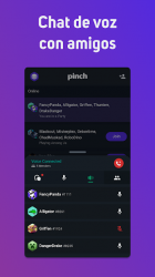 Imágen 3 Pinch: Chat de Voz para Gamers, Amigos y Equipos android