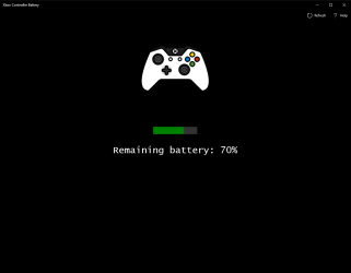 Screenshot 1 Gamepad Battery Status windows