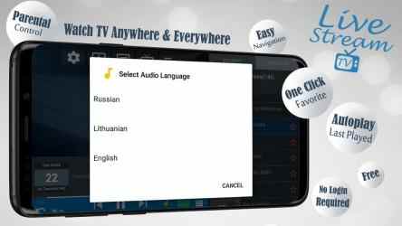 Screenshot 2 Livestream TV - M3U Stream Player IPTV android