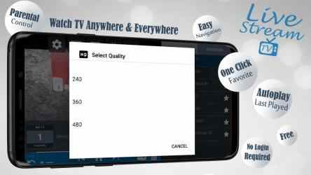 Screenshot 3 Livestream TV - M3U Stream Player IPTV android