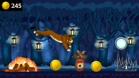 Captura de Pantalla 12 león Reino correr selva Rey aventuras android