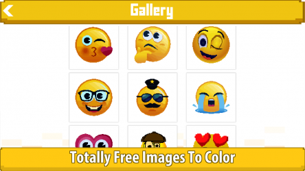 Screenshot 1 Emoji Color by Number: Pixel Art, Sandbox Coloring Pages windows