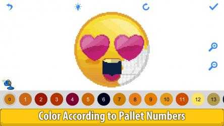 Image 4 Emoji Color by Number: Pixel Art, Sandbox Coloring Pages windows