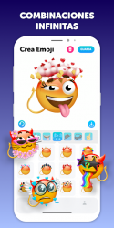 Captura de Pantalla 5 Crea emoji up: sticker avatares emojis 3d gif android
