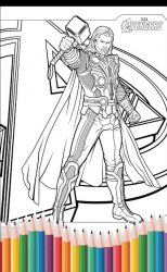 Imágen 3 Superhero Coloring Pages & Printable android