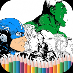 Imágen 1 Superhero Coloring Pages & Printable android
