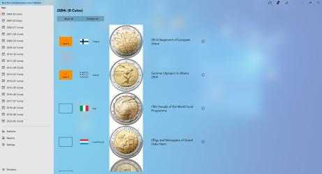 Screenshot 1 Mi colección de monedas conmemorativas de 2 euros windows