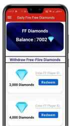 Screenshot 7 Daily Free Diamonds💎 - Fire Guide 2020 android