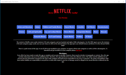 Screenshot 1 Acess Netflix Easily! - Free Version. windows