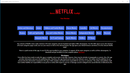 Screenshot 4 Acess Netflix Easily! - Free Version. windows