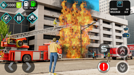 Captura de Pantalla 7 City Fire Truck Rescue android