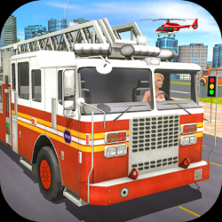 Screenshot 1 City Fire Truck Rescue android