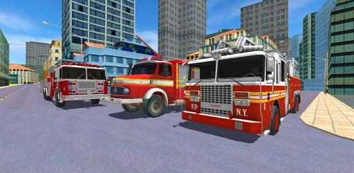 Captura de Pantalla 2 City Fire Truck Rescue android