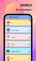 Screenshot 4 BTS Shimeji - Funny BTS stickers moving on screen android