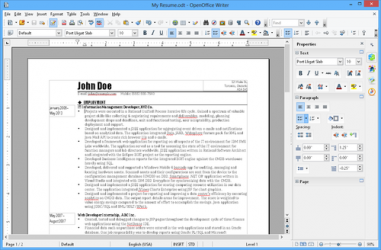 Screenshot 6 OpenOffice windows