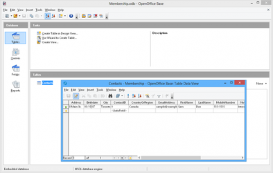 Captura 1 OpenOffice windows