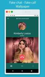 Screenshot 7 Llamada falsa Kimberly Loaiza - chat falso android