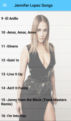 Screenshot 3 Jennifer Lopez Songs Offline (45 Songs) android