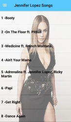 Captura 2 Jennifer Lopez Songs Offline (45 Songs) android