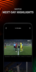 Screenshot 5 Oficial UEFA Europa: Marcadores en directo y datos android
