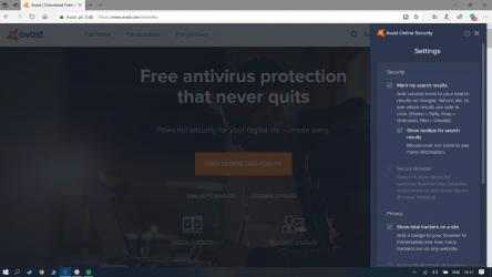 Screenshot 2 Avast Online Security windows
