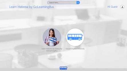 Capture 2 Learn Hebrew via videos by GoLearningBus windows