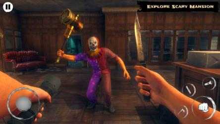 Captura de Pantalla 4 Scary Clown 3D - Horror Games android
