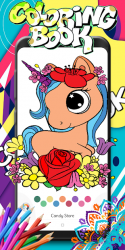 Screenshot 5 My Pony Coloring Book android