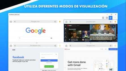 Screenshot 4 Multitasking Split Screen — Duplicar pantalla para ver series y peliculas en navegador web windows