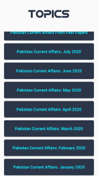 Screenshot 5 Pakistan Current Affairs [One Paper MCQs Prep.] android
