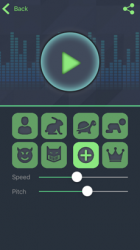 Captura de Pantalla 1 Cambiador de voz - Programa para cambiar la voz iphone