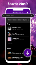Captura de Pantalla 8 Free Music Downloader-Download MP3 Music&MP4 Video android