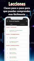 Screenshot 3 💱 Curso de Trading y Forex en Español android