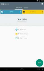 Captura 10 LAN drive - SAMBA Server & Client android