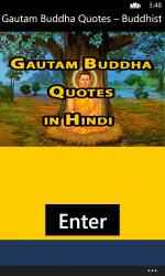 Captura de Pantalla 1 Gautam Buddha Quotes – Buddhist Quotes in Hindi windows