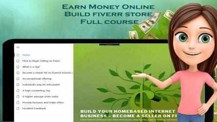 Screenshot 1 Work from home - Sell on fiverr - side jobs course windows