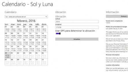 Captura de Pantalla 8 Calendario - Sol y Luna windows